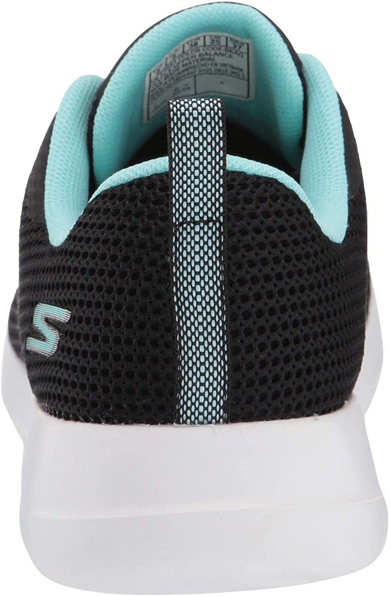 Skechers Women's Go Walk Joy Upturn, Black/Aqua, 10 - Image 4